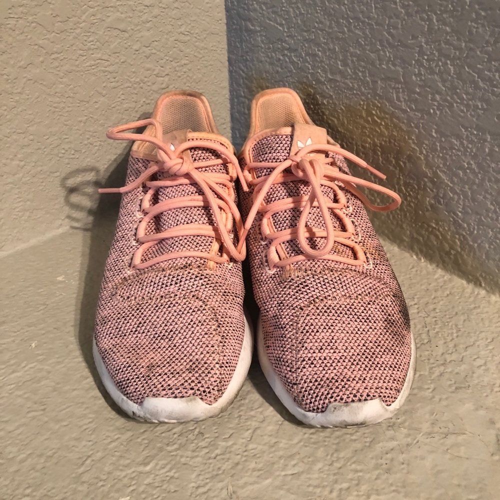 Pink Adidas Tubulars